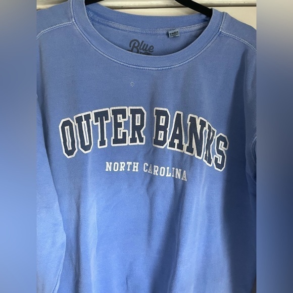 Outer Banks North Carolina Blue Sweater size Small - Picture 3 of 7